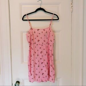 Gingham Rose Dress